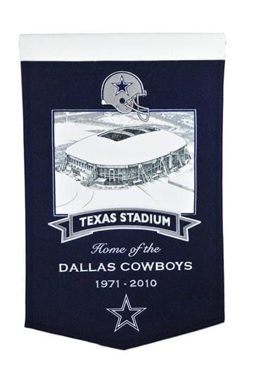 Dynasty Sports & Framing Pennants & Banners Dallas Cowboys Texas Stadium Wool Banner
