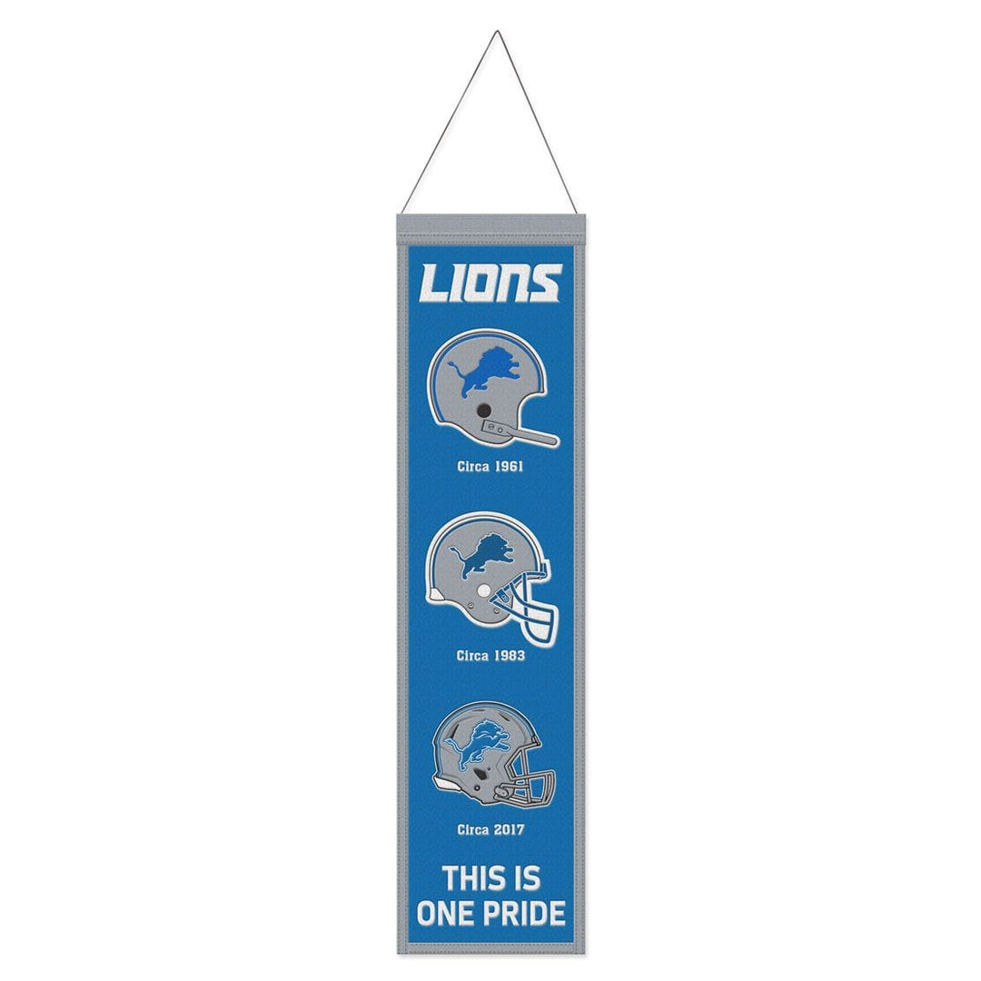 Dynasty Sports & Framing Pennants & Banners Detroit Lions 8" x 32" Wool Banner