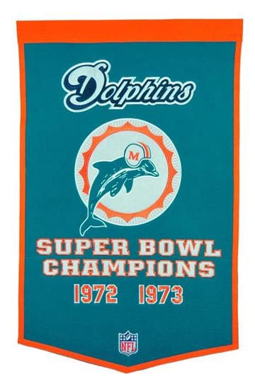 Dynasty Sports & Framing Pennants & Banners Miami Dolphins NFL Dynasty Banner