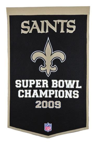 Dynasty Sports & Framing Pennants & Banners New Orleans Saints NFL Dynasty Banner