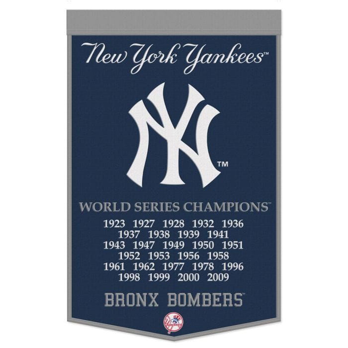 Dynasty Sports & Framing Pennants & Banners New York Yankees 24" x 38" Primary Wool Banner