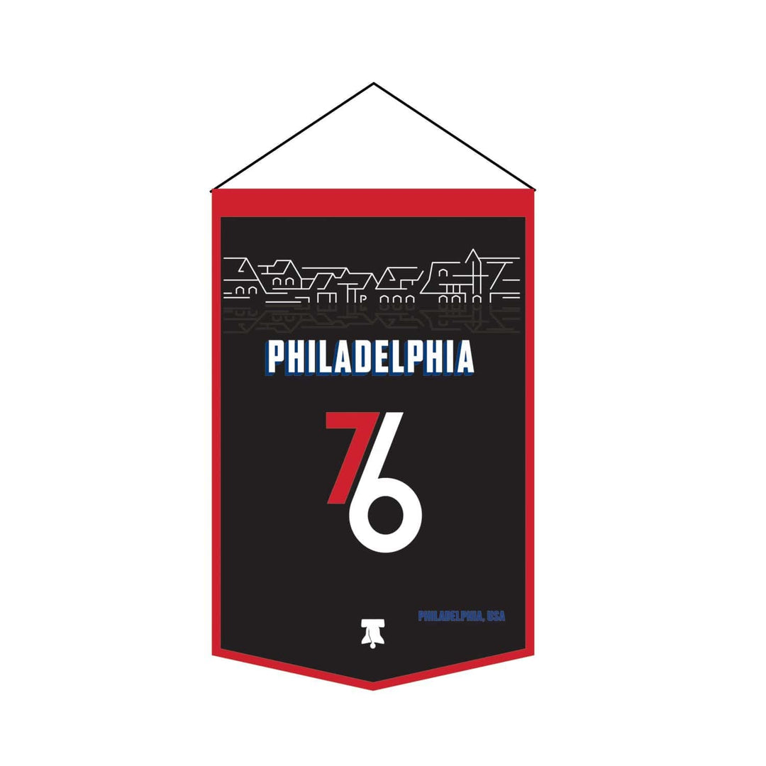Dynasty Sports & Framing Pennants & Banners Philadelphia 76ers Boat House Row City Edition Banner