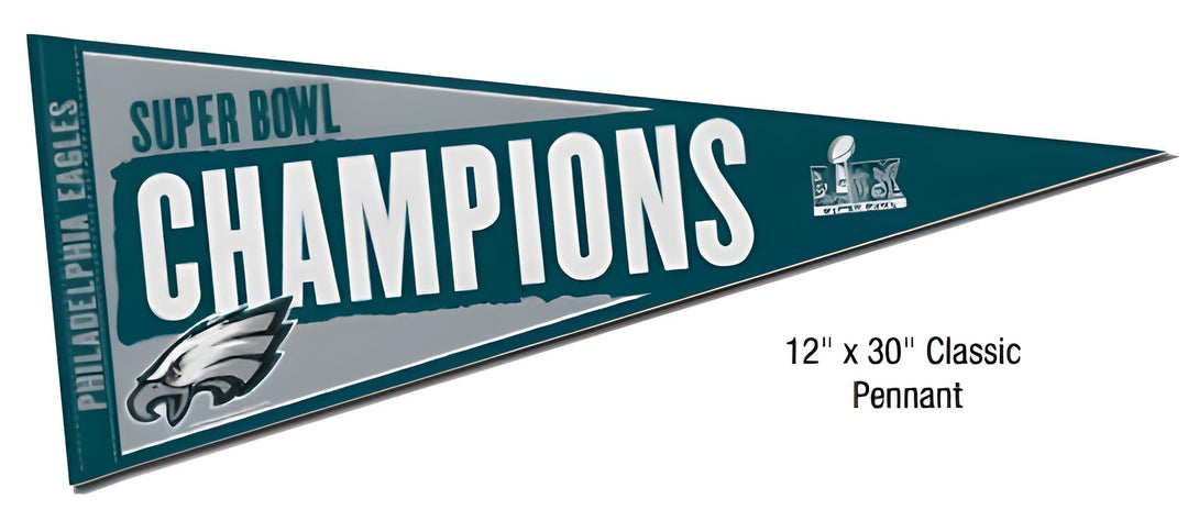 Dynasty Sports & Framing Pennants & Banners Philadelphia Eagles Super Bowl LIX Champions 12" x 30" Classic Pennant