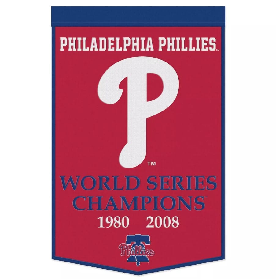 Dynasty Sports & Framing Pennants & Banners Philadelphia Phillies 24" x 38" Primary Wool Banner