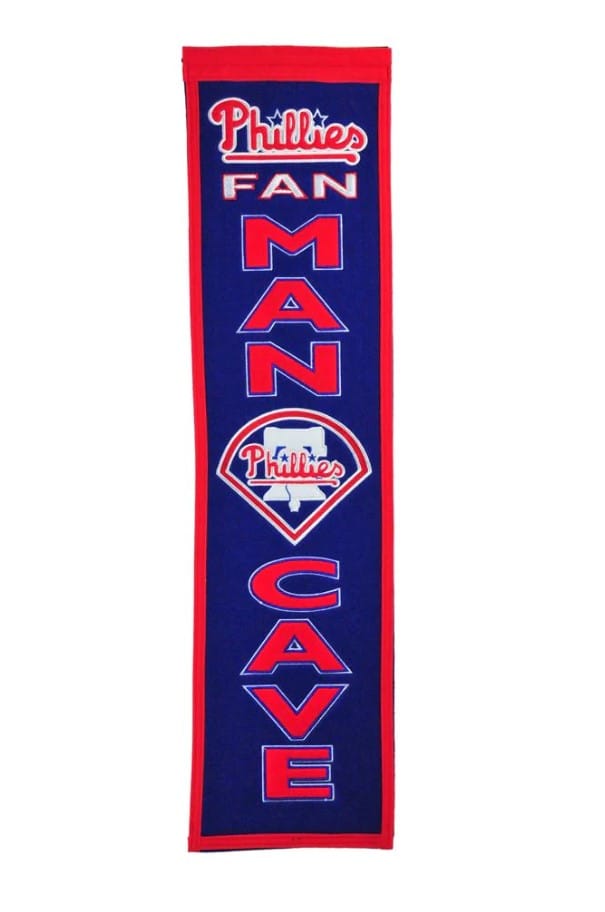 Dynasty Sports & Framing Pennants & Banners Philadelphia Phillies Man Cave Heritage Banner