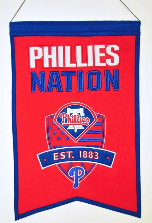 Dynasty Sports & Framing Pennants & Banners Philadelphia Phillies Nations Banner