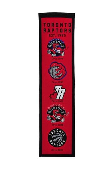 Dynasty Sports & Framing Pennants & Banners Toronto Raptors Basketball NBA Heritage Banner