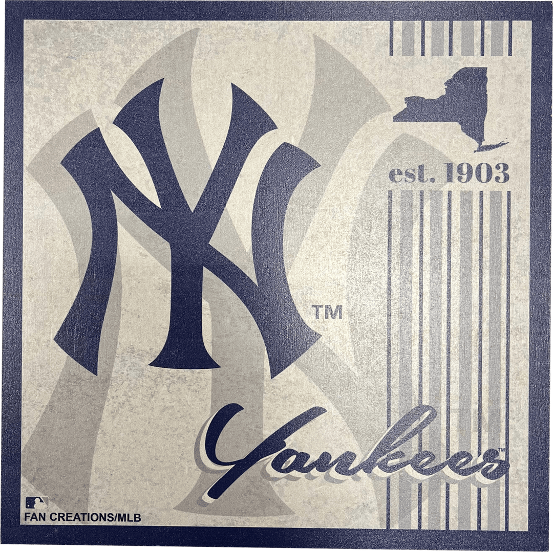 Dynasty Sports & Framing Signs/Plaques - Album New York Yankees 9.5'' x 9.5'' Throwback Album Wood Sign