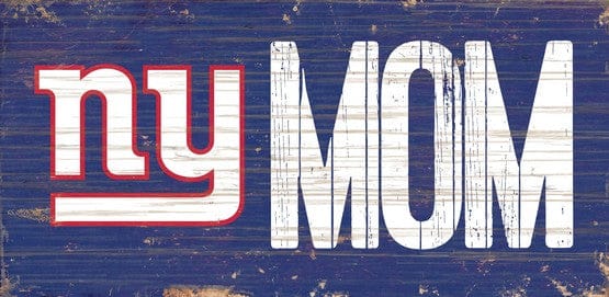 Dynasty Sports & Framing Signs/Plaques - Family & Friends New York Giants Mom Wood Sign