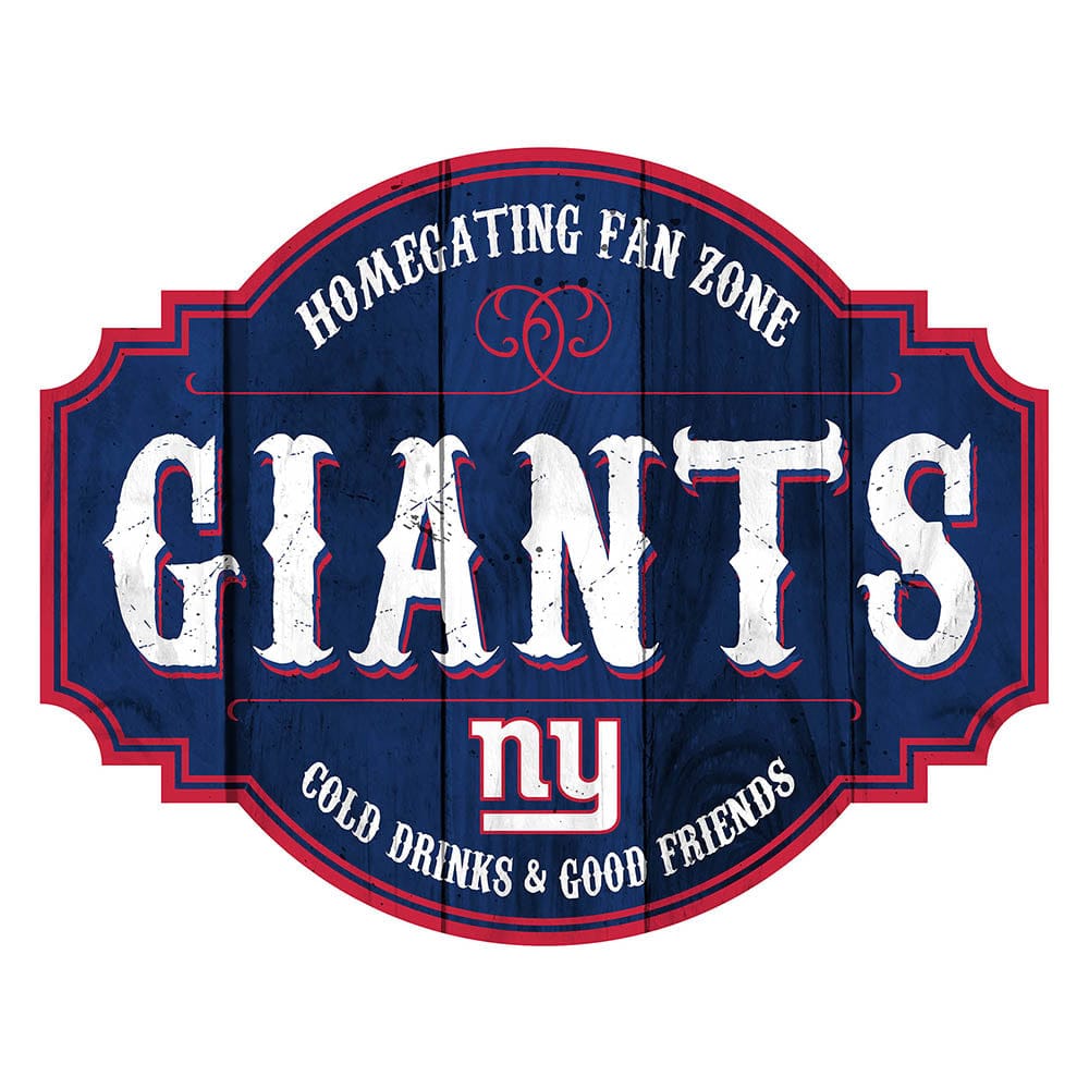 Dynasty Sports & Framing Signs/Plaques - Fan Cave New York Giants 12" Tavern Wood Sign