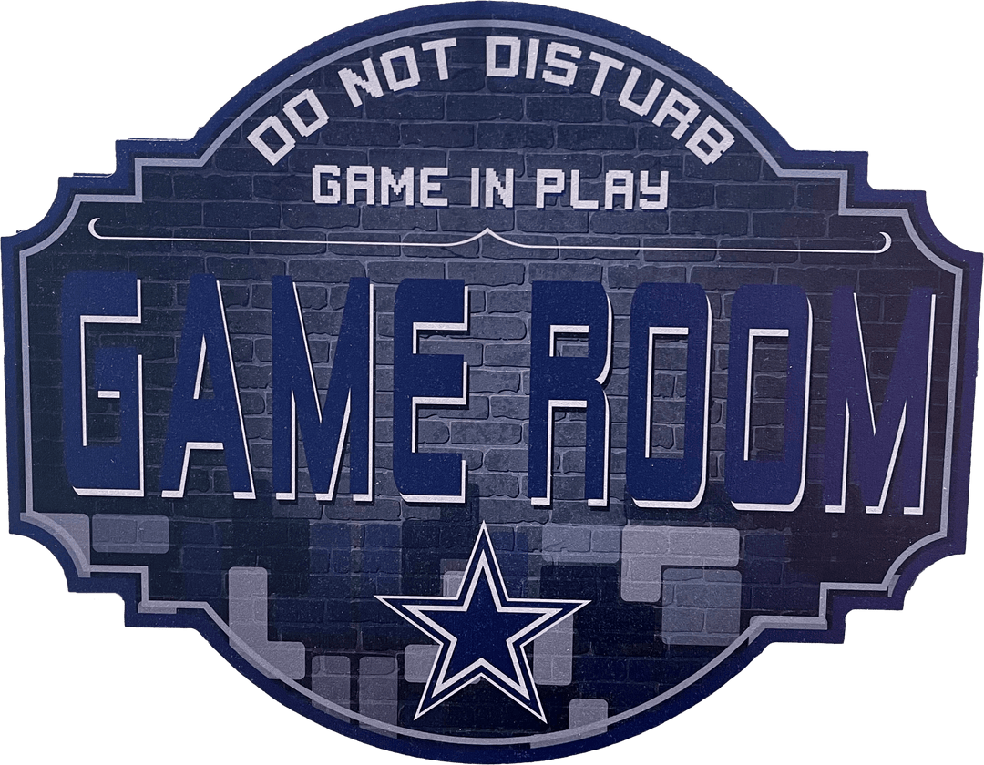 Dynasty Sports & Framing Signs/Plaques - Game Room Dallas Cowboys 24" Game Room Wood Sign
