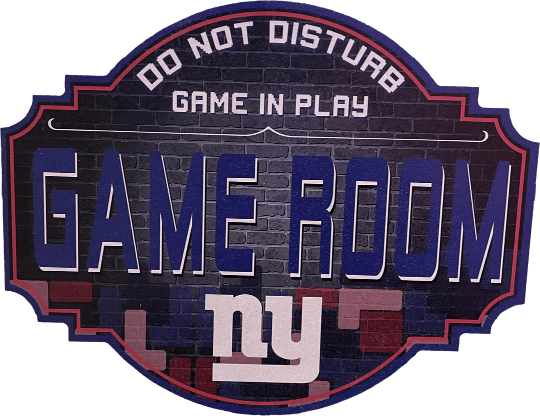 Dynasty Sports & Framing Signs/Plaques - Game Room New York Giants 12" Game Room Wood Sign