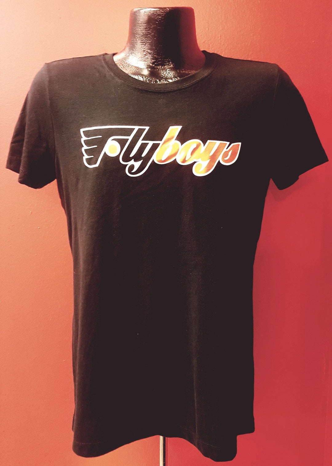 Dynasty Sports & Framing Small Philadelphia Flyers NHL Hockey Women's Fly Boys V-Neck Heathered T-Shirt (Dynasty Sports Exclusive)