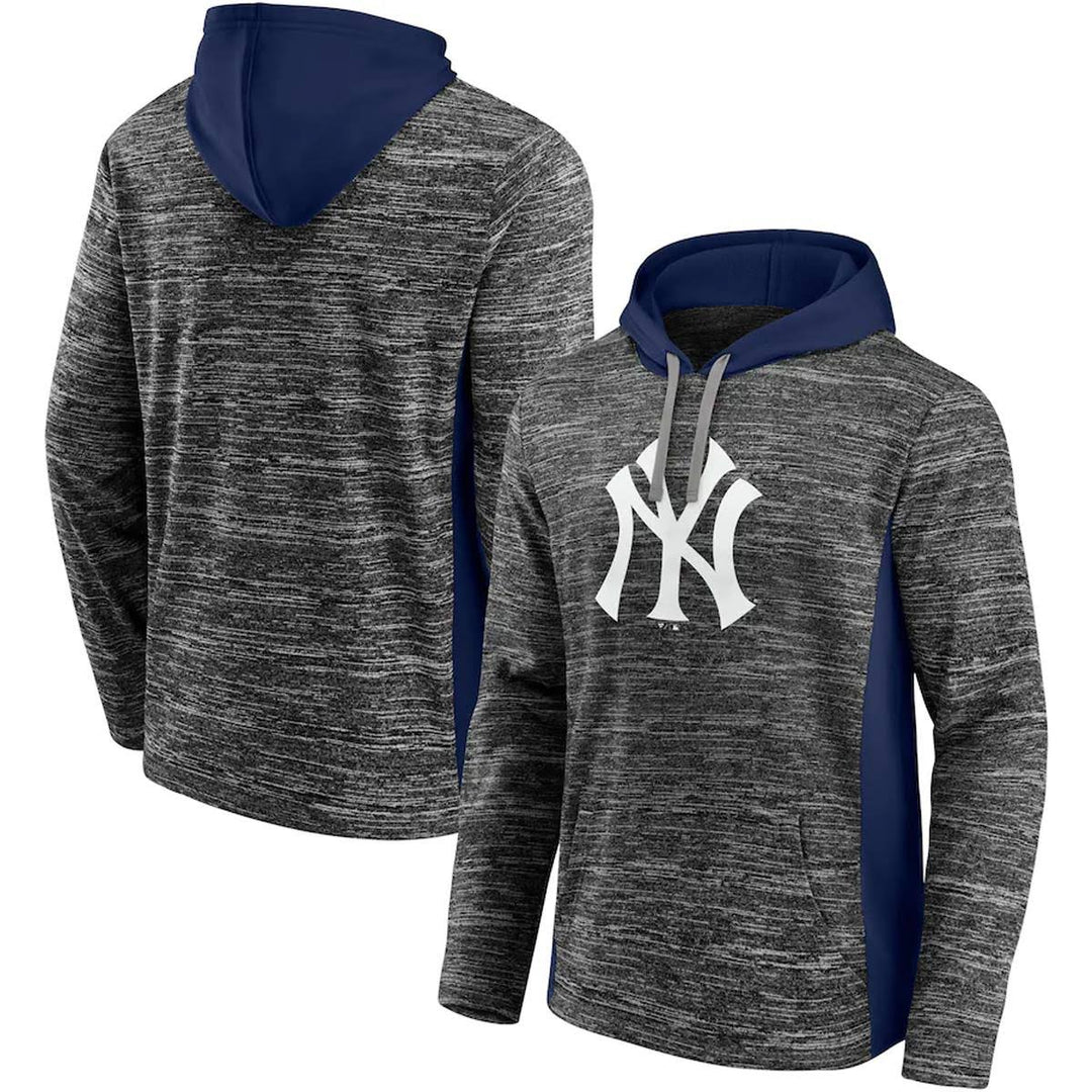 Dynasty Sports & Framing Sweatshirts, Hoodies, & Jackets - Baseball New York Yankees Heathered Instant Replay Chiller Pullover Hoodie