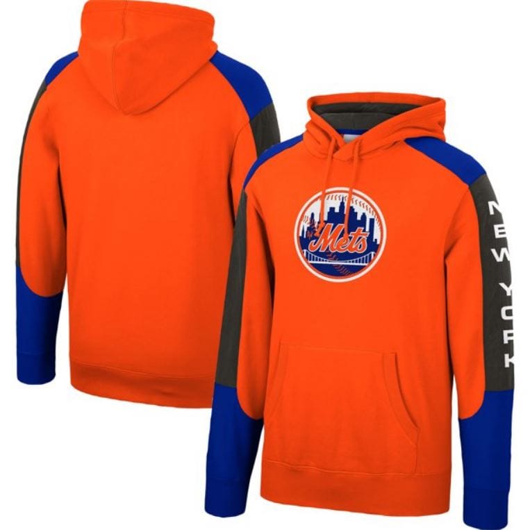 Dynasty Sports & Framing Sweatshirts, Hoodies, & Jackets - Baseball Small New York Mets Mitchell & Ness Fusion Fleece Hoodie