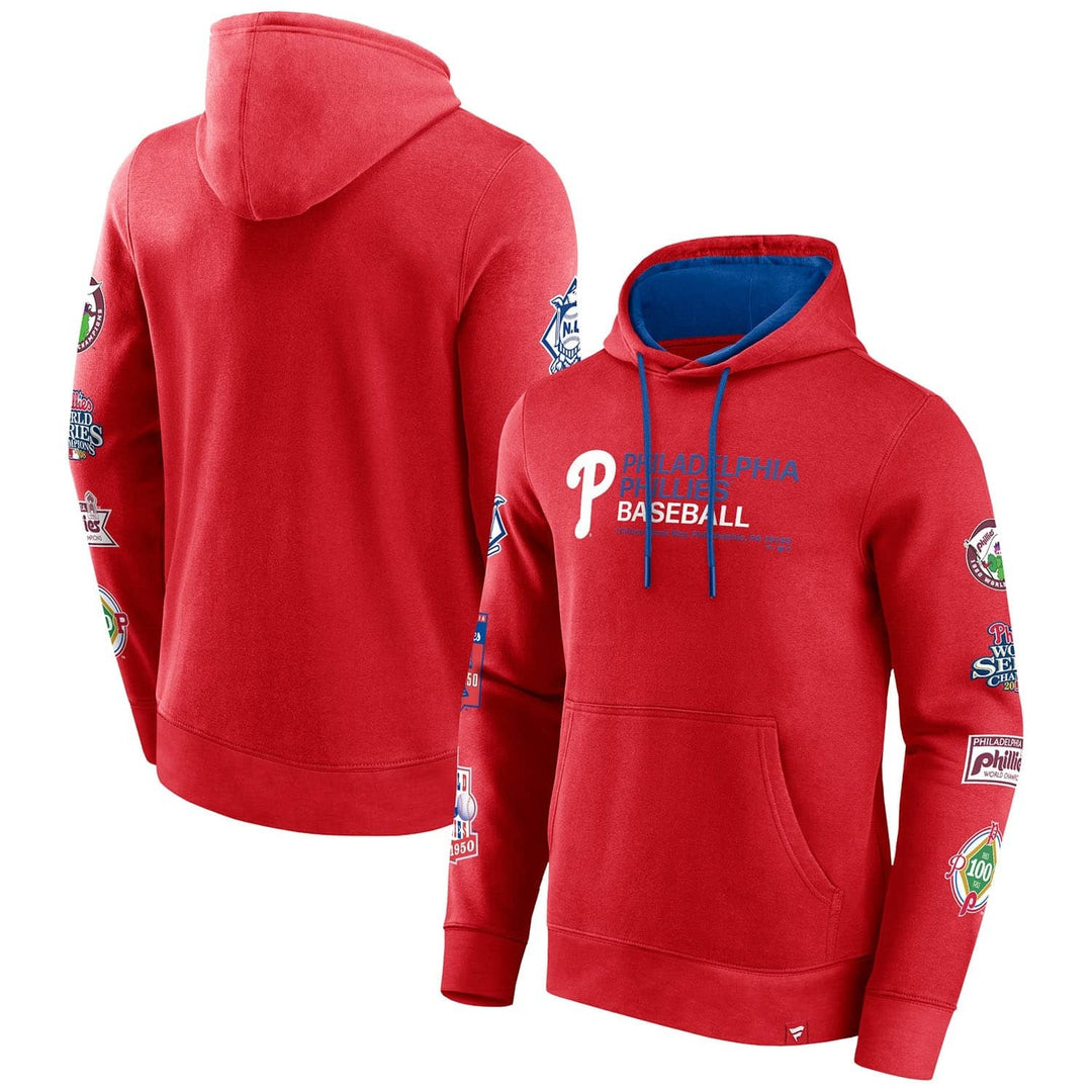 Dynasty Sports & Framing Sweatshirts, Hoodies, & Jackets - Baseball Small Philadelphia Phillies Extra Innings Red MLB Baseball Hoodie