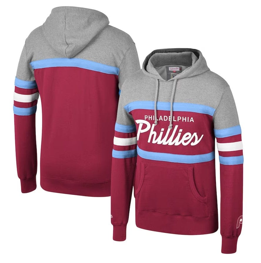 Dynasty Sports & Framing Sweatshirts, Hoodies, & Jackets - Baseball Small Philadelphia Phillies Mitchell & Ness Head Coach Hoodie