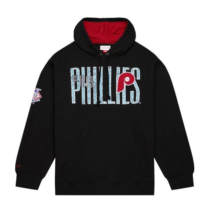 Dynasty Sports & Framing Sweatshirts, Hoodies, & Jackets - Baseball Small Philadelphia Phillies Mitchell & Ness Throwback OG Fleece 2.0 Hoodie