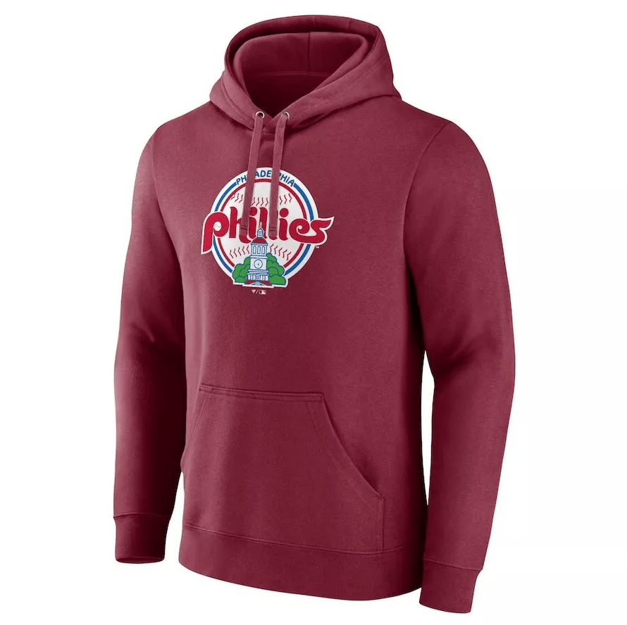 Dynasty Sports & Framing Sweatshirts, Hoodies, & Jackets - Baseball Small Philadelphia Phillies Throwback Cooperstown Collection Pullover Hoodie