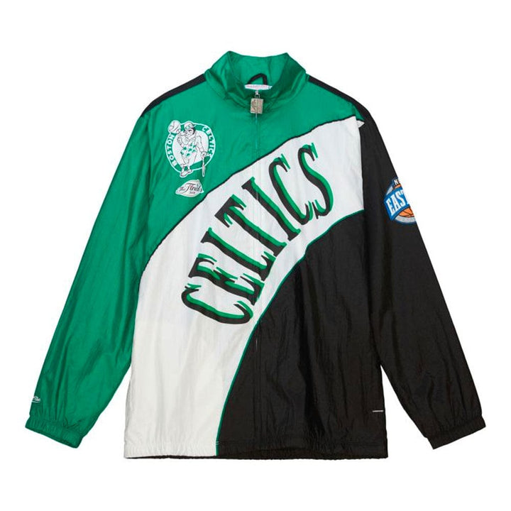 Dynasty Sports & Framing Sweatshirts, Hoodies, & Jackets - Basketball Boston Celtics Mitchell & Ness Arched Retro Lined Windbreaker