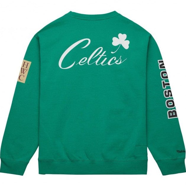 Dynasty Sports & Framing Sweatshirts, Hoodies, & Jackets - Basketball Boston Celtics Mitchell & Ness There and Back Fleece Crew Sweatshirt
