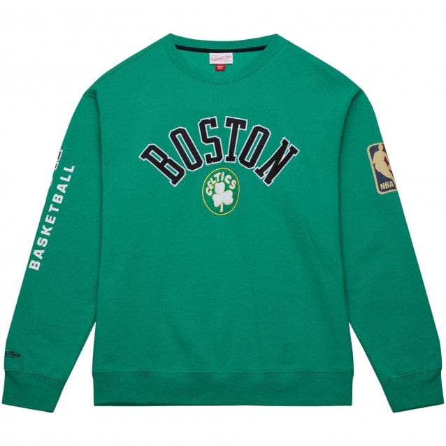 Dynasty Sports & Framing Sweatshirts, Hoodies, & Jackets - Basketball Small Boston Celtics Mitchell & Ness There and Back Fleece Crew Sweatshirt