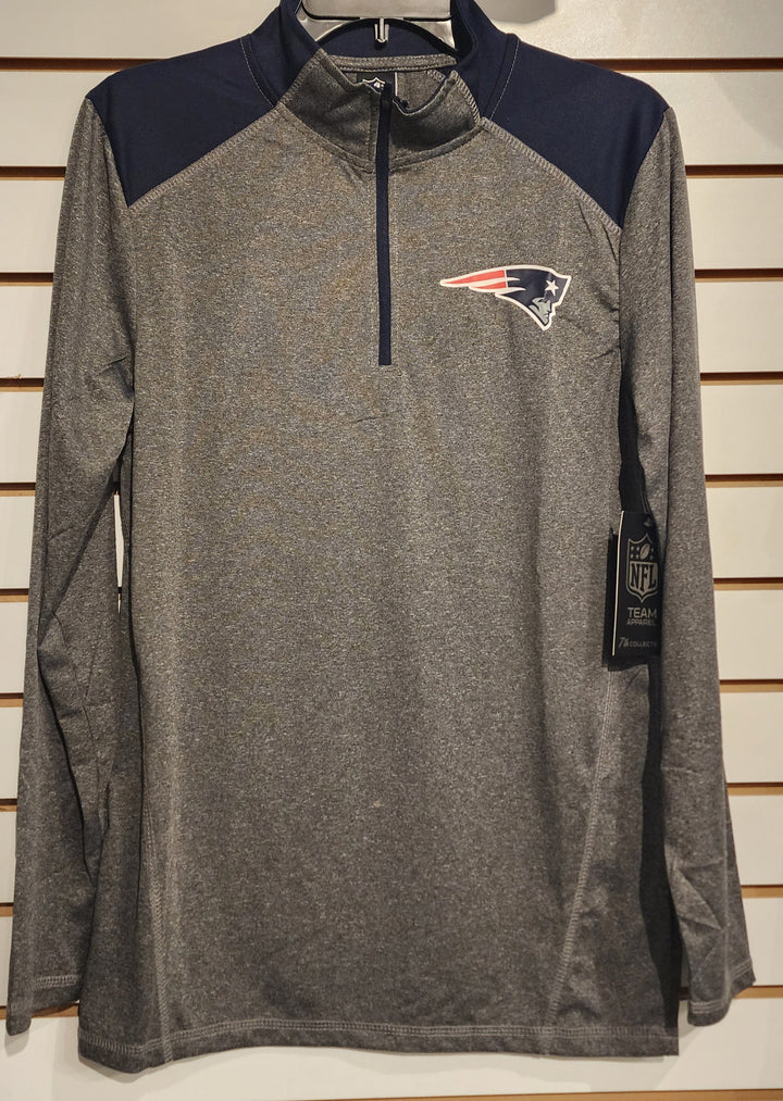 Dynasty Sports & Framing Sweatshirts, Hoodies, & Jackets - Football New England Patriots Lightweight Zip Long Sleeve Shirt