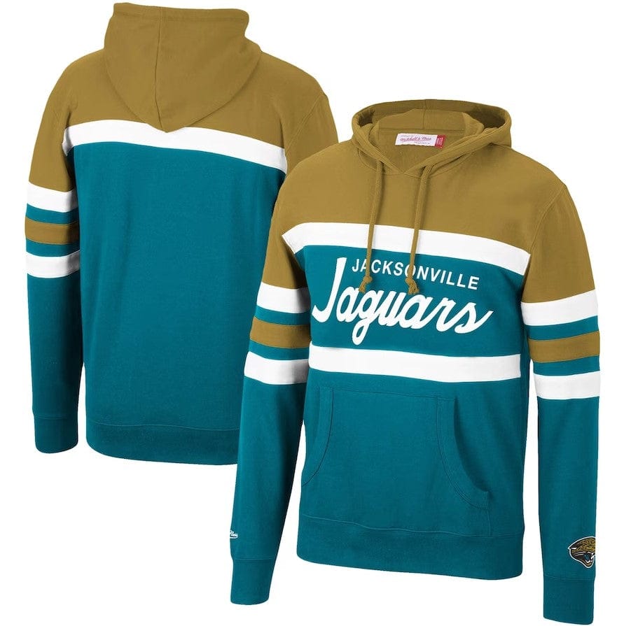 Dynasty Sports & Framing Sweatshirts, Hoodies, & Jackets - Football Small Jacksonville Jaguars Mitchell & Ness Head Coach Hoodie
