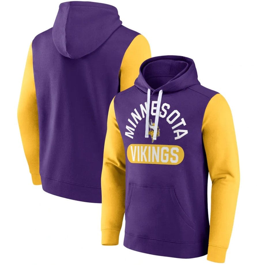 Dynasty Sports & Framing Sweatshirts, Hoodies, & Jackets - Football Small Minnesota Vikings Extra Point Pullover Hoodie - Purple