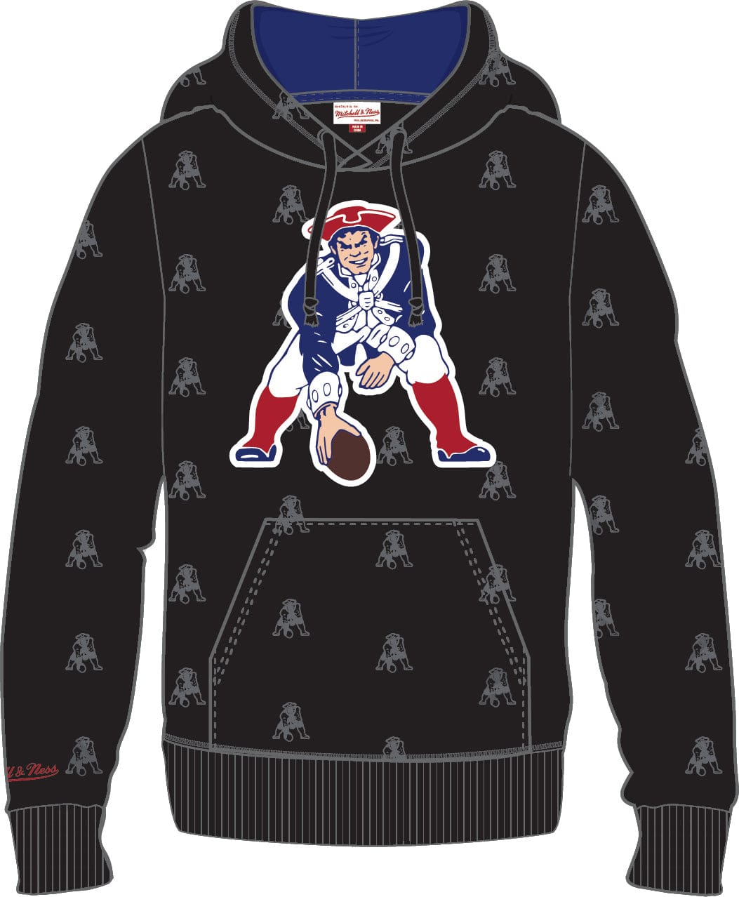 Dynasty Sports & Framing Sweatshirts, Hoodies, & Jackets - Football Small New England Patriots Mitchell & Ness All Over Print Fleece Hoodie