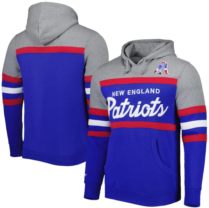 Dynasty Sports & Framing Sweatshirts, Hoodies, & Jackets - Football Small New England Patriots Mitchell & Ness Head Coach Hoodie
