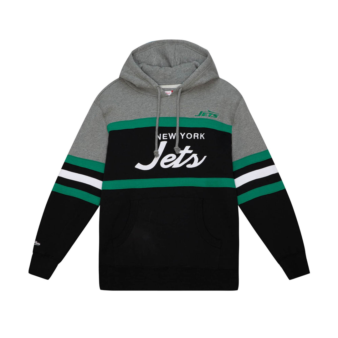 Dynasty Sports & Framing Sweatshirts, Hoodies, & Jackets - Football Small New York Jets Mitchell & Ness Head Coach Hoodie