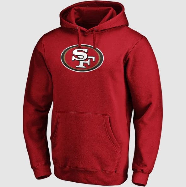 Dynasty Sports & Framing Sweatshirts, Hoodies, & Jackets - Football Small San Francisco 49ers Primary Logo Football Hoodie