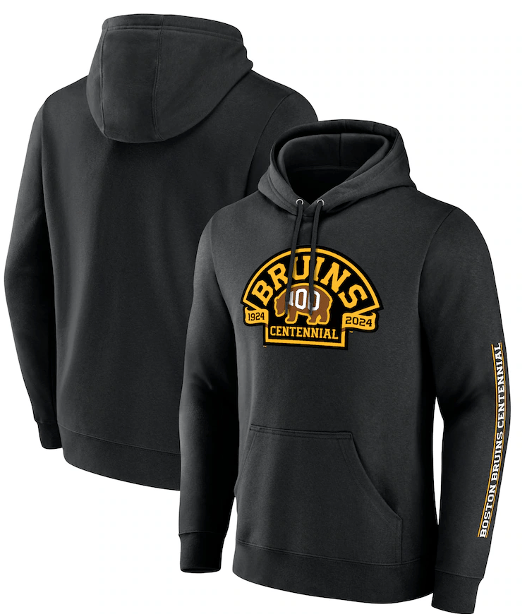 Dynasty Sports & Framing Sweatshirts, Hoodies, & Jackets - Hockey Boston Bruins Centennial Authentic Pro Pullover Hoodie