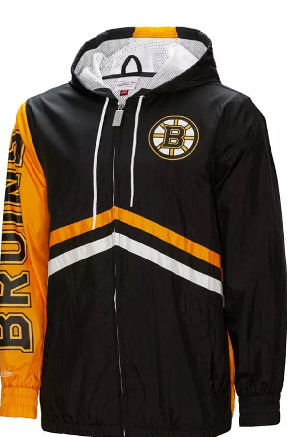 Dynasty Sports & Framing Sweatshirts, Hoodies, & Jackets - Hockey Small Boston Bruins Mitchell & Ness NHL Undeniable Full-Zip Windbreaker Jacket