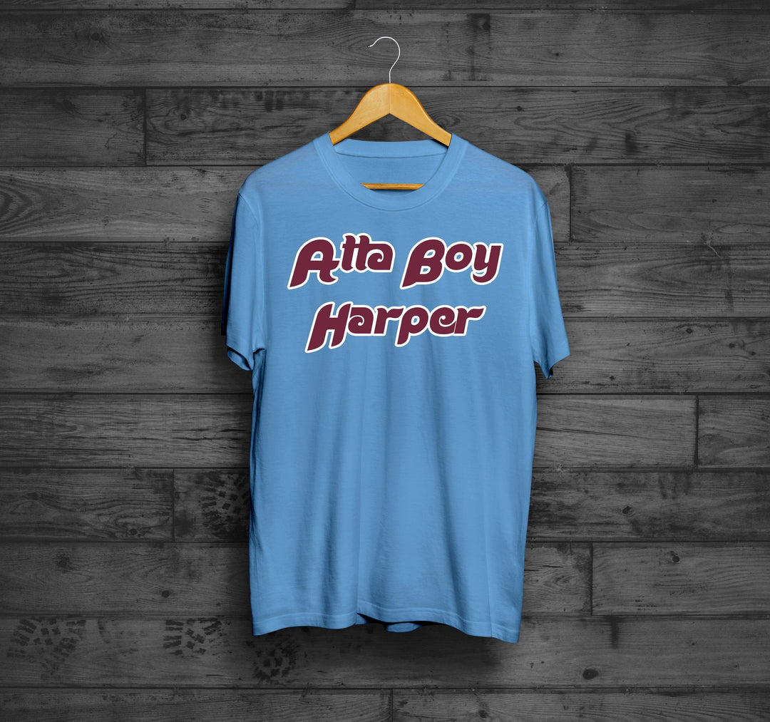 Dynasty Sports & Framing T-Shirts - Baseball Bryce Harper 'Atta Boy' Phillies Playoff T-Shirt