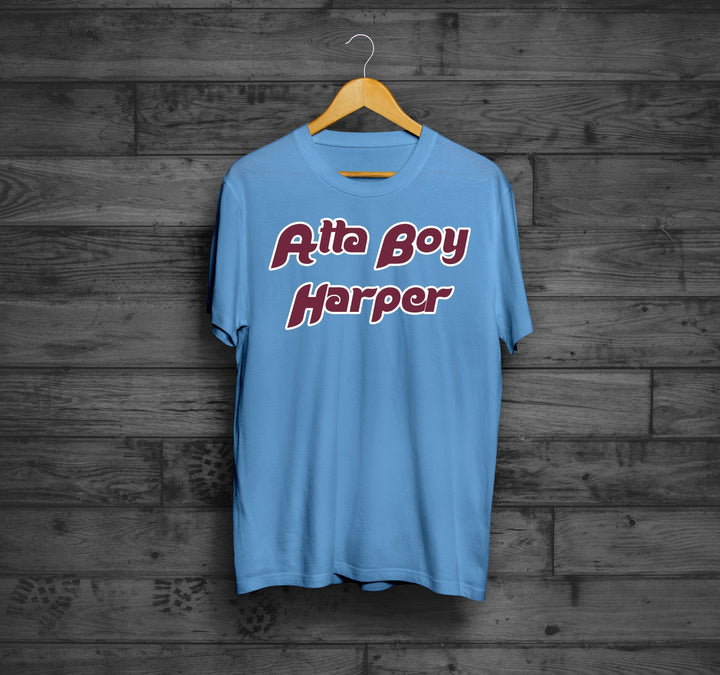 Dynasty Sports & Framing T-Shirts - Baseball Bryce Harper 'Atta Boy' Phillies Playoff T-Shirt
