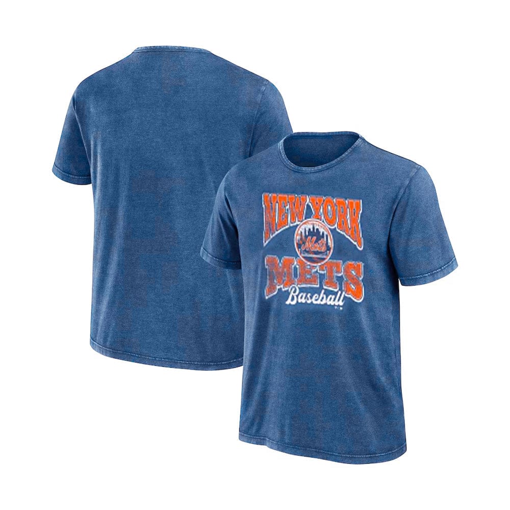 Dynasty Sports & Framing T-Shirts - Baseball New York Mets Snow-Washed Heritage Cooperstown Collection T-Shirt
