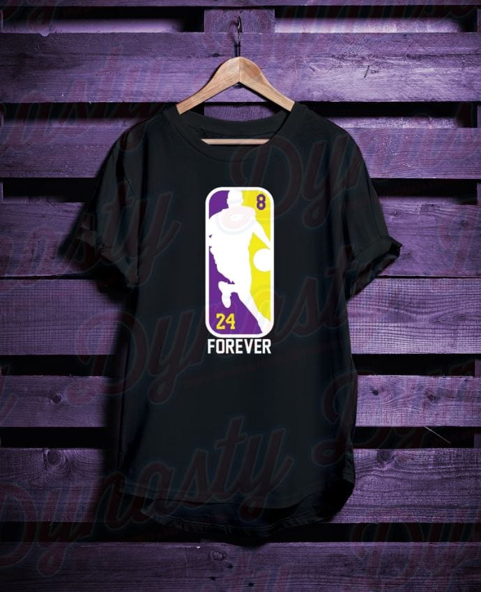 Dynasty Sports & Framing T-Shirts - Basketball Kobe Bryant 8 & 24 Mamba Forever Logo T-Shirt