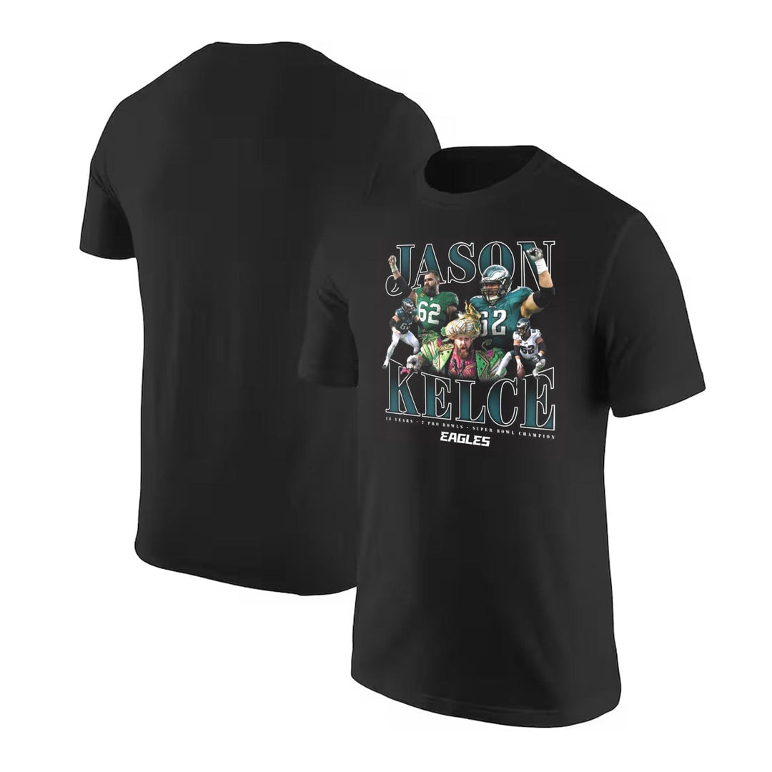 Dynasty Sports & Framing T-Shirts - Football Small Jason Kelce Philadelphia Eagles Retirement Edition T-Shirt (Limited Run)