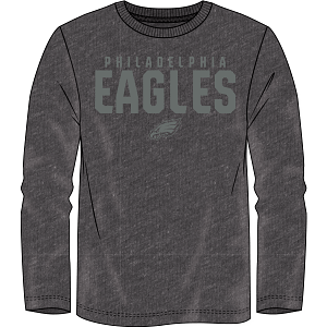 Dynasty Sports & Framing T-Shirts - Football Small Philadelphia Eagles Iconic Blackout Long-Sleeve Shirt