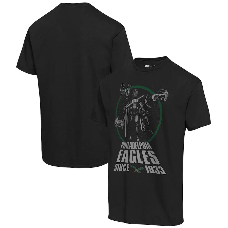 Dynasty Sports & Framing T-Shirts - Football Small Philadelphia Eagles Star Wars Title Crawl Vintage Football T-Shirt