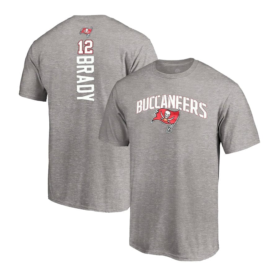 Dynasty Sports & Framing T-Shirts - Football Small Tom Brady Tampa Bay Buccaneers Name & Number Charcoal T-Shirt