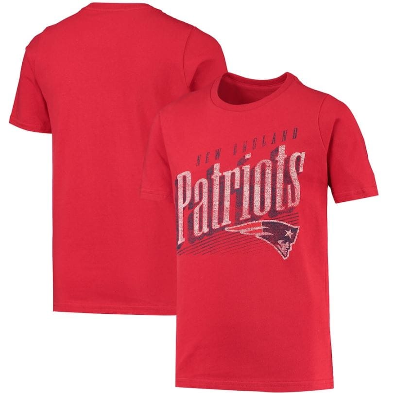 Dynasty Sports & Framing T-Shirts - Football Youth Small New England Patriots Youth Winning Streak T-Shirt - Red
