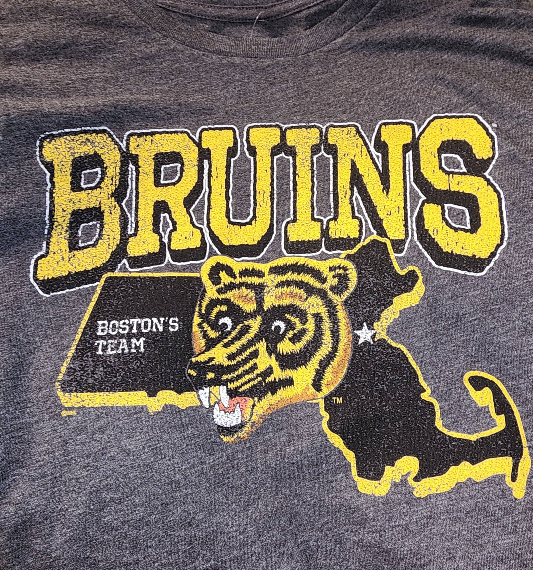 Dynasty Sports & Framing T-Shirts - Hockey Boston Bruins Centennial Massachusetts Team Vintage Tri-Blend Shirt