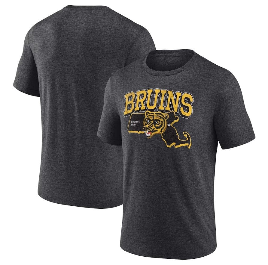 Dynasty Sports & Framing T-Shirts - Hockey Small Boston Bruins Centennial Massachusetts Team Vintage Tri-Blend Shirt