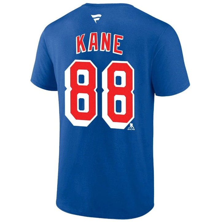 Dynasty Sports & Framing T-Shirts - Hockey Small Patrick Kane New York Rangers Authentic Stack Name & Number T-Shirt - Blue