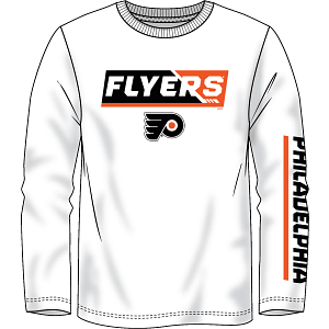 Dynasty Sports & Framing T-Shirts - Hockey Small Philadelphia Flyers Long-Sleeve Hockey T-Shirt