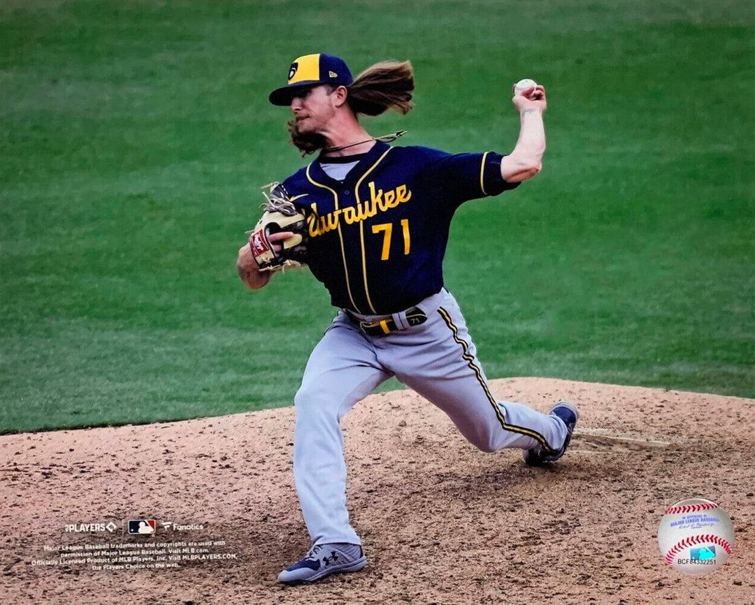 Dynasty Sports & Framing Unframed Baseball Photos Josh Hader in Action Milwaukee Brewers 8" x 10" Baseball Photo