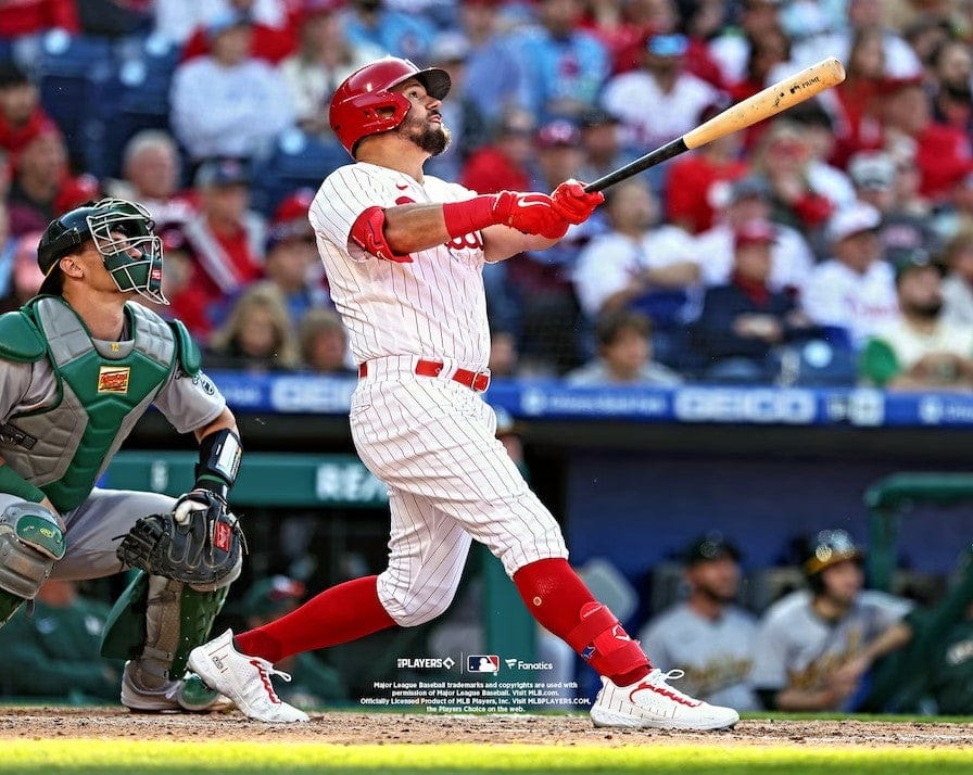 Dynasty Sports & Framing Unframed Baseball Photos Kyle Schwarber Home Run Swing Philadelphia Phillies 8" x 10" Baseball Photo
